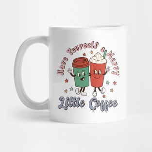 Retro Christmas Have Yourself a Merry Little Coffee Mug